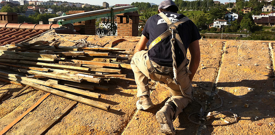 Rehabilitación de cubierta y tejado