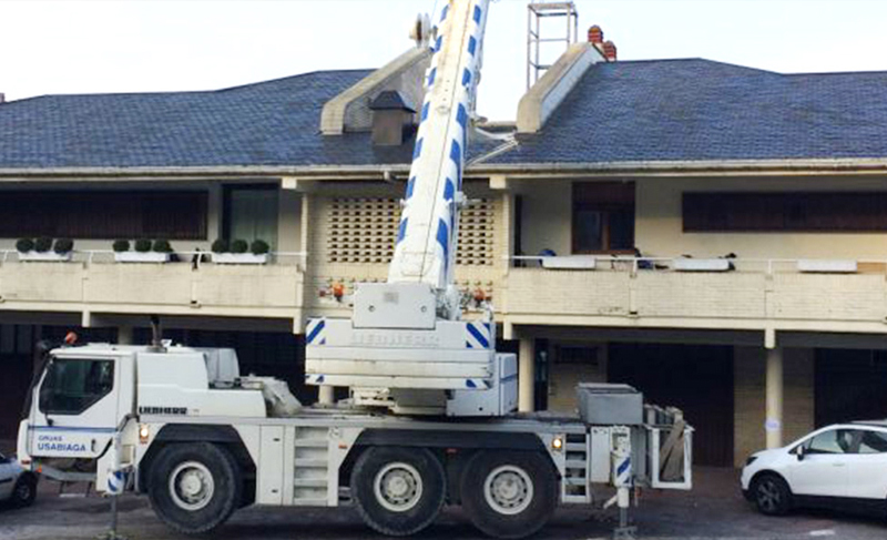 Instalación de ascensor exterior